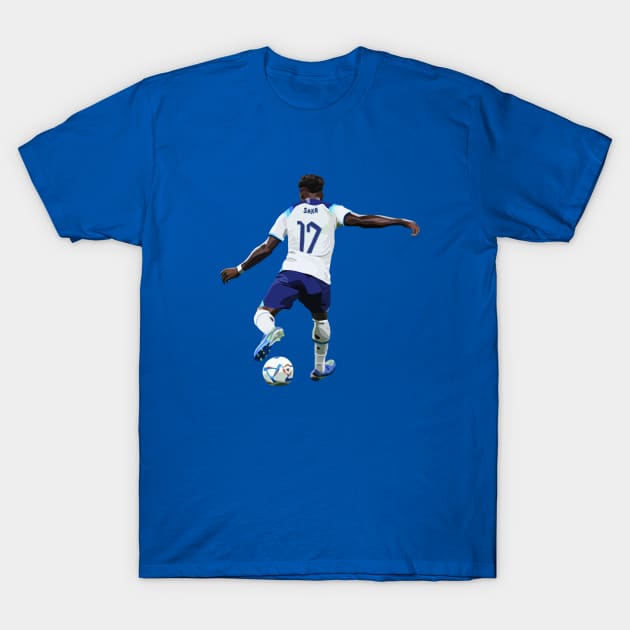 Bukayo Saka T-Shirt by Webbed Toe Design's